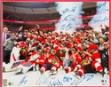 Florida Panthers Multi Signed 2024 Stanley Cup Champions 16x20 Framed Photo (Beckett)