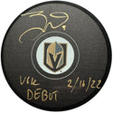 Jack Eichel Vegas Golden Knights Authentic Autographed Official Puck (Fanatics)