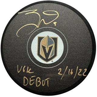 Jack Eichel Vegas Golden Knights Authentic Autographed Official Puck (Fanatics)