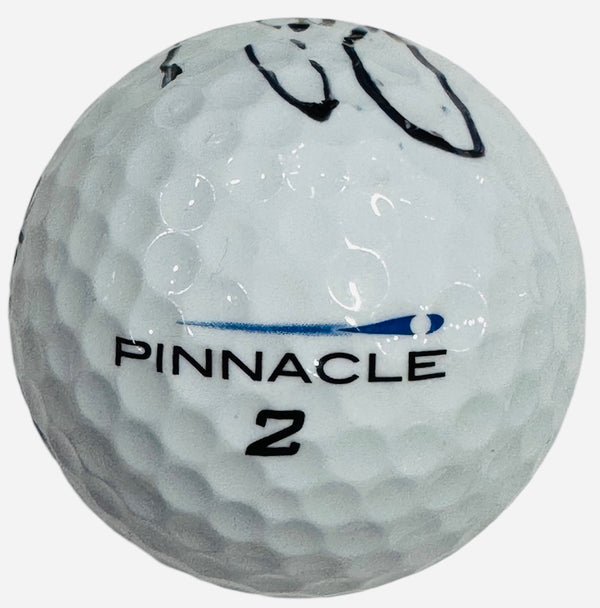 Sergio Garcia Autographed Pinnacle 2 Golf Ball (JSA)