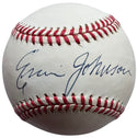 Ernie Johnson Autographed Official National League Baseball