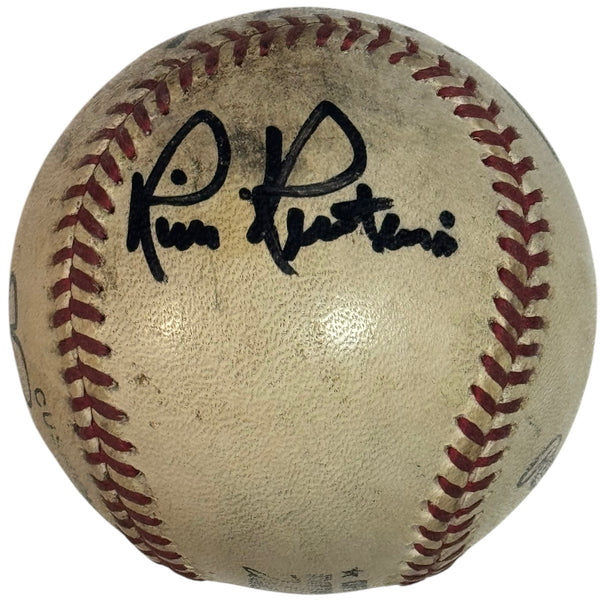 Jeff Conine Bob Natal Rick Renteria Darrell Whitmore Signed Official NL Baseball
