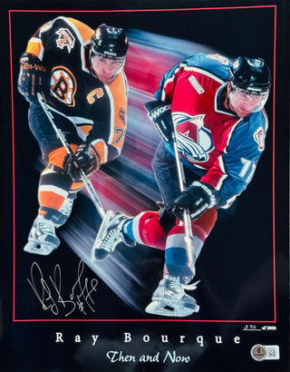 Ray Bourque Autographed 11x14 Hockey Photo #370/2000 (Beckett)