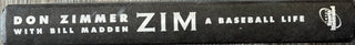 Don Zimmer Zim A Baseball Life Signed Book