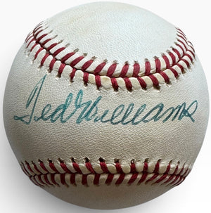 Ted Williams Autographed Official American League Baseball (JSA)