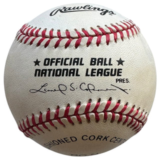 Bruce Chen Autographed Official National League Baseball