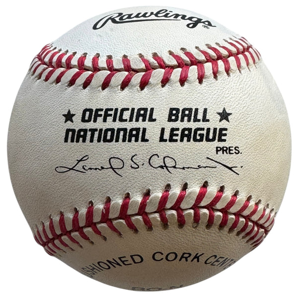 Bruce Chen Autographed Official National League Baseball