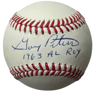 Gary Peters Autographed Official Major League Baseball (Tristar)
