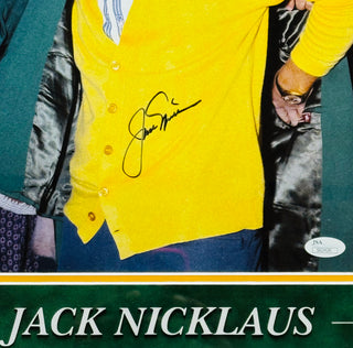 Jack Nicklaus Autographed Golf 11x14 Framed Photo (JSA)