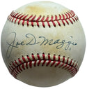 Joe DiMaggio Autographed American League Bobby Brown Baseball (JSA)