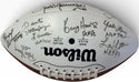 Pro Football Hall Of Fame Signed Wilson Football Classic Enshrinee Golf VIII