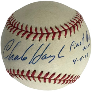 Charlie Hough Autographed Official Major League Baseball
