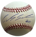 Carlos Santana Autographed Official Major League Baseball