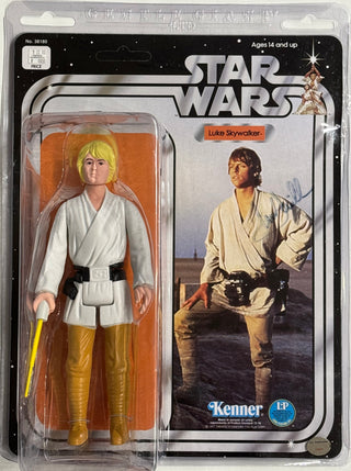Mark Hamill Signed Princess Luke Skywalker Star Wars Kenner Action Figure Sealed JSA)