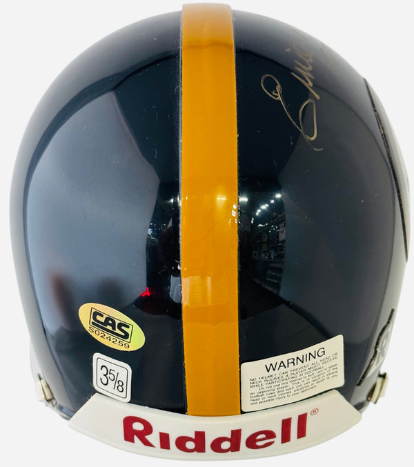 Ernie Stautner Autographed Pittsburgh Steelers Mini Helmet