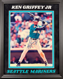 Ken Griffey Jr. Autographed Seattle Mariners 11x14 Framed Photo (JSA)