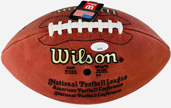 Warren Moon Autographed Official NFL Football (JSA)