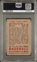 Yogi Berra 1951 Bowman Card #2 (PSA 2)
