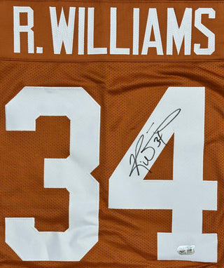 Ricky Williams Autographed Custom Texas Longhorns Jersey (SWAU Witness)
