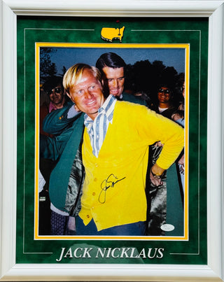 Jack Nicklaus Autographed Golf 11x14 Framed Photo (JSA)