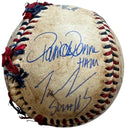 Sandlot Cast Signed Custom Baseball w/ Babe Ruth Facsimile (Beckett Witness)