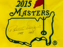 Bernhard Langer Autographed 2015 Masters Flag (JSA)