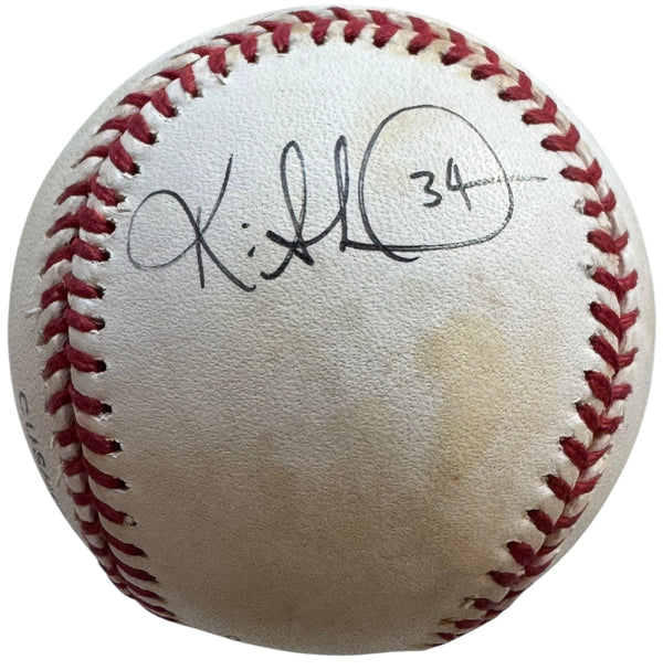 John Smoltz & Kevin Millwood Autographed Official National League Baseball