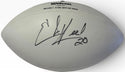 Ed Reed Autographed Wilson White Panel NFL Football (JSA)