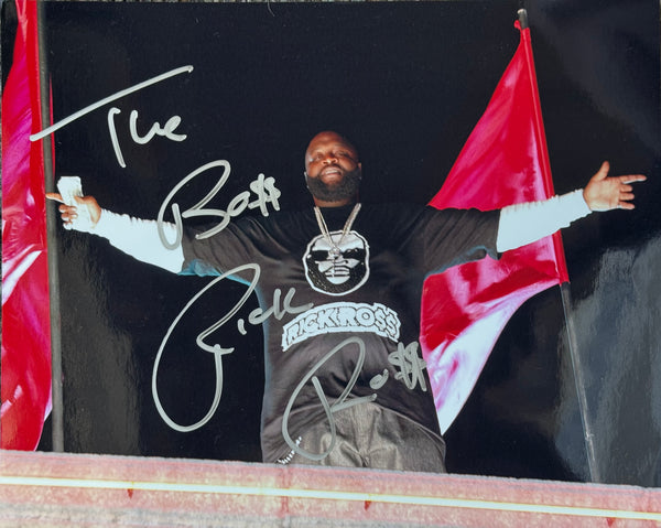 Rick Ross Autographed 8x10 Celebrity Photo