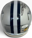 CeeDee Lamb Autographed Dallas Cowboys Mini Helmet (JSA Witness)