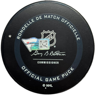Leon Draisaitl Edmonton Oilers Authentic Autographed Official Game Puck (Fanatics)