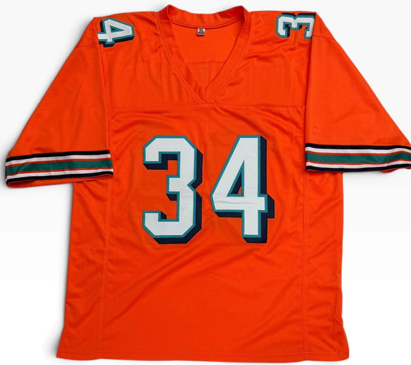Ricky Williams Autographed Custom Miami Dolphins Jersey (JSA Witness)