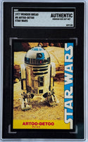1977 Star Wars Wonder Bread #8 Artoo Detoo SGC Authentic