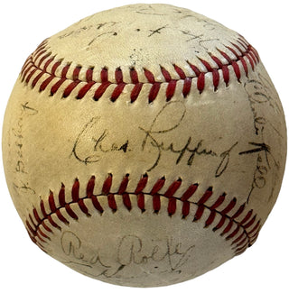 1939 New York Yankees Team Signed American League Baseball