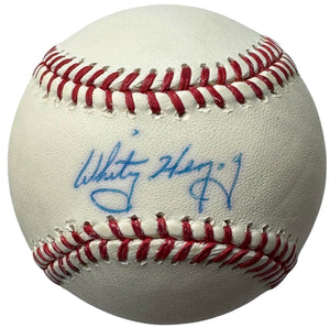 Whitey Herzog Autographed Official Major League Baseball (TriStar)
