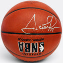 Michael Jordan Dennis Rodman & Scottie Pippen Signed Spalding Basketball (JSA)
