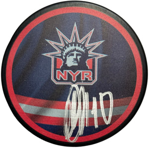 Artemi Panarin New York Rangers Authentic Autographed Official Game Puck (Fanatics)