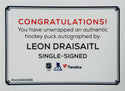 Leon Draisaitl Edmonton Oilers Authentic Autographed Official Game Puck (Fanatics)