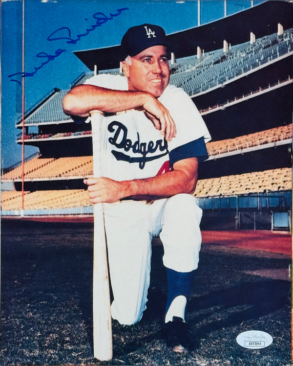 Duke Snider Autographed 8x10 Baseball Photo (JSA)