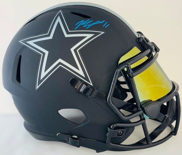 Micah Parsons Autographed Cowboys Eclipse Full Size Helmet with Visor (Fanatics)