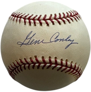 Gene Conley Autographed Official Major League Baseball