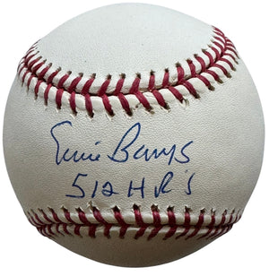 Ernie Banks Autographed Official Major League Baseball (JSA)