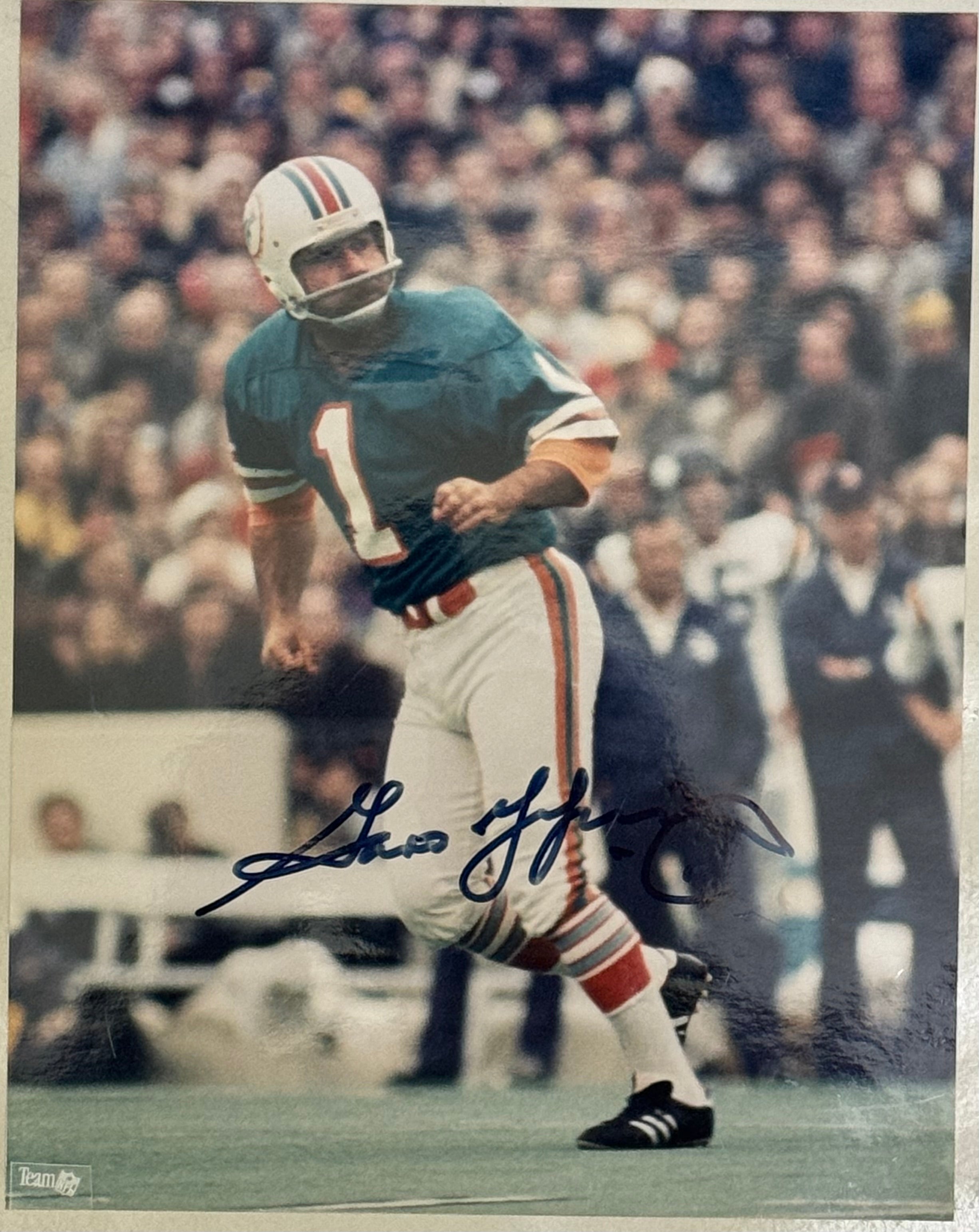 Garo Yepremian Autographed Dolphins 8x10 Photo | Hollywood Collectibles