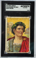 1911 Royal Bengals T68 Alexander The Great Men Of History SGC Authentic