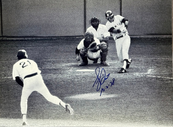 Bucky Dent Autographed Yankees 11x14 Baseball Photo