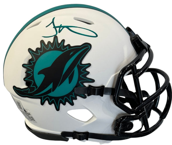 Tyreek Hill Autographed Miami Dolphins Lunar Eclipse Mini Helmet (Beckett)