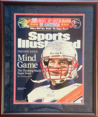 Tom Brady Autographed Patriots 16x20 Framed Photo (JSA)