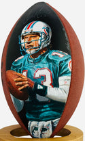 Dan Marino Autographed Official Wilson Hand Painted NFL Football (Beckett)