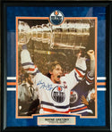 Wayne Gretzky Autographed Framed 16x20 Oilers Photo (JSA)