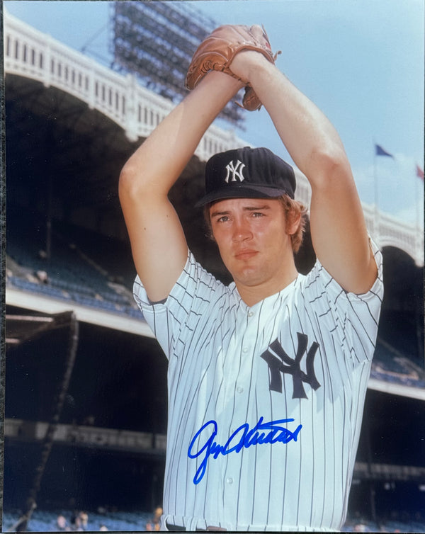 George Medich Autographed Yankees 8x10 Baseball Photo